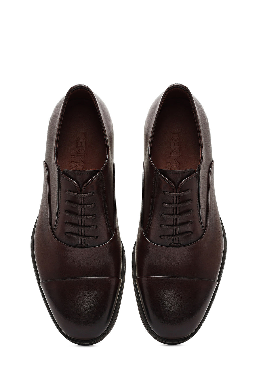 Men's Brown Laced Leather Classic Shoes