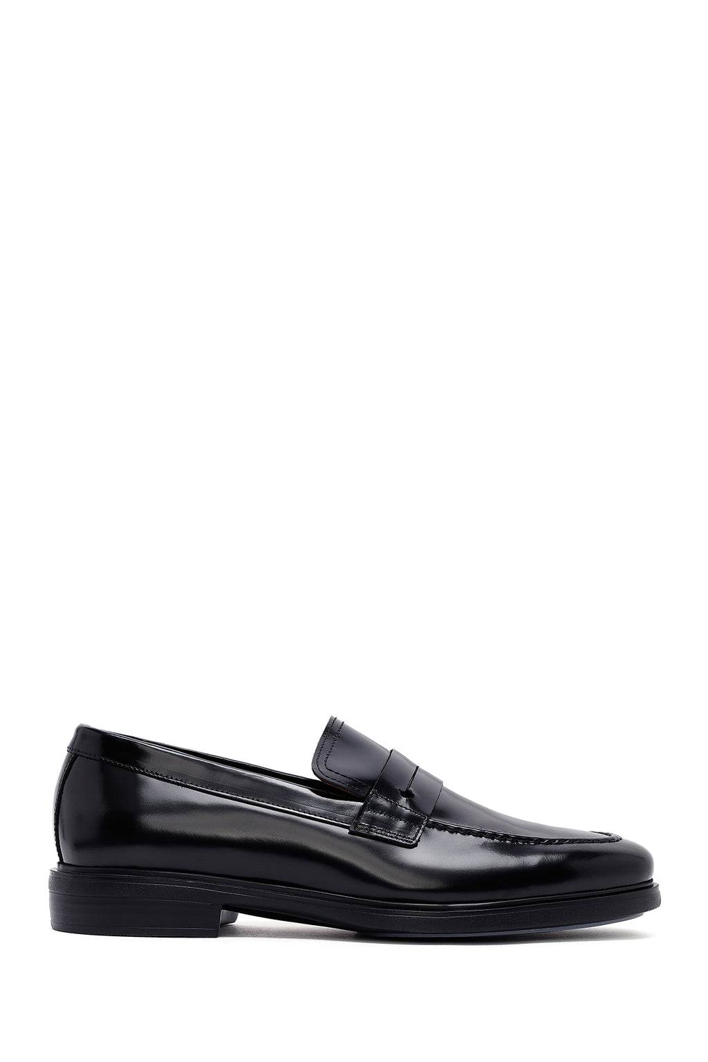 Erkek Siyah Deri Klasik Loafer