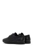 Men's Black Braided Lace-Up Leather Casual Shoes | Derimod