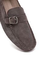Men's Mink Suede Leather Casual Loafers | Derimod