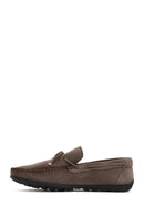 Erkek Vizon Süet Deri Casual Loafer | Derimod