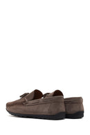 Erkek Vizon Süet Deri Casual Loafer | Derimod