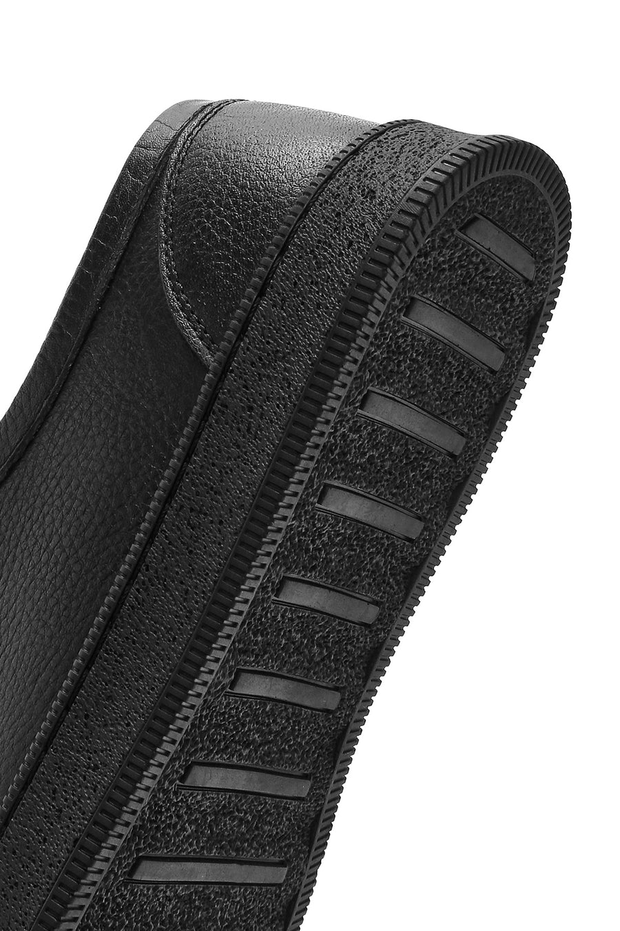 Men's Black Lace-up Leather Casual Shoes