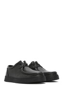 Men's Black Lace-up Leather Casual Shoes | Derimod
