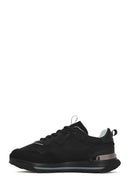 Men's Black Lace-up Leather Sneaker | Derimod