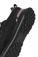 Men's Black Lace-up Leather Sneaker | Derimod