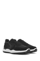 Men's Black Lace-up Leather Sneaker | Derimod