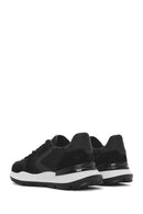 Men's Black Lace-up Leather Sneaker | Derimod