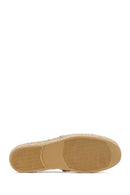 Men's Beige Suede Leather Espadrilles | Derimod