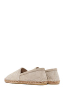 Men's Beige Suede Leather Espadrilles | Derimod