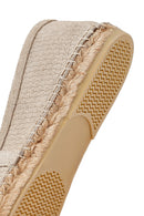 Men's Beige Suede Leather Espadrilles | Derimod