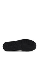 Men's Gray Lace-Up Leather Casual Sneaker | Derimod