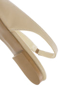 Women's Cream Open Back Ballerinas | Derimod