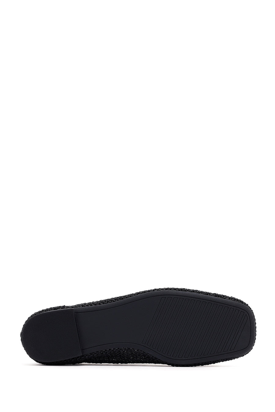 Women's Black Glitter Ballerina