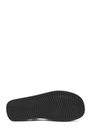Women's Black Ankle Buckle Thick Soled Sandals | Derimod