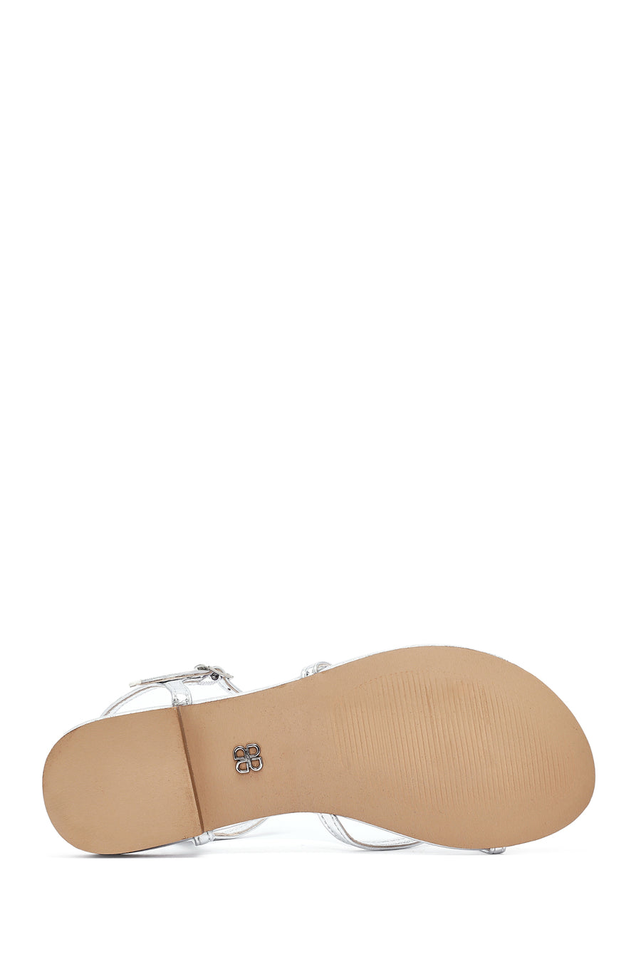 Women's Silver Stone Flip-Flop Sandals