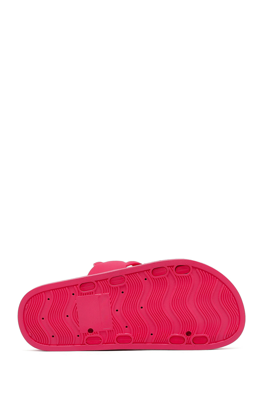 Women's Pink Glitter Jelly Slippers