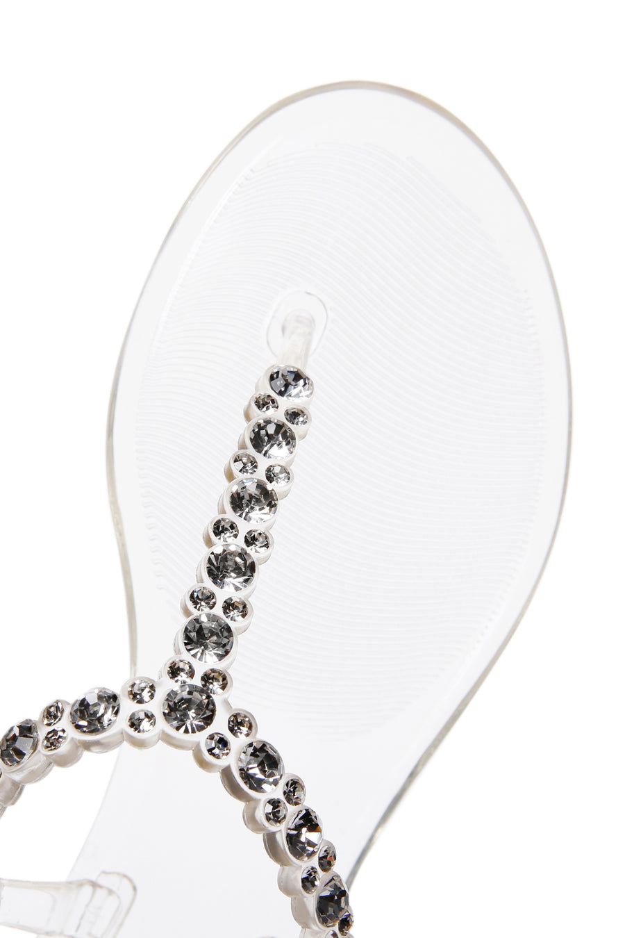 Women's Transparent Jelly Sandals with Stones