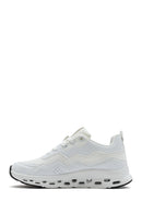 Kadın Beyaz Bağcıklı Kalın Tabanlı Sneaker | Derimod