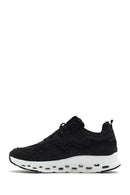 Kadın Siyah Bağcıklı Kalın Tabanlı Sneaker | Derimod