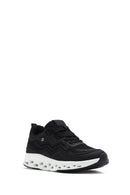 Kadın Siyah Bağcıklı Kalın Tabanlı Sneaker | Derimod