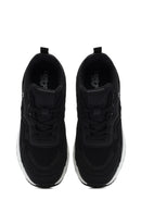 Kadın Siyah Bağcıklı Kalın Tabanlı Sneaker | Derimod