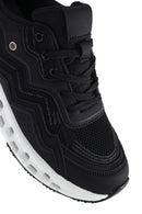 Kadın Siyah Bağcıklı Kalın Tabanlı Sneaker | Derimod