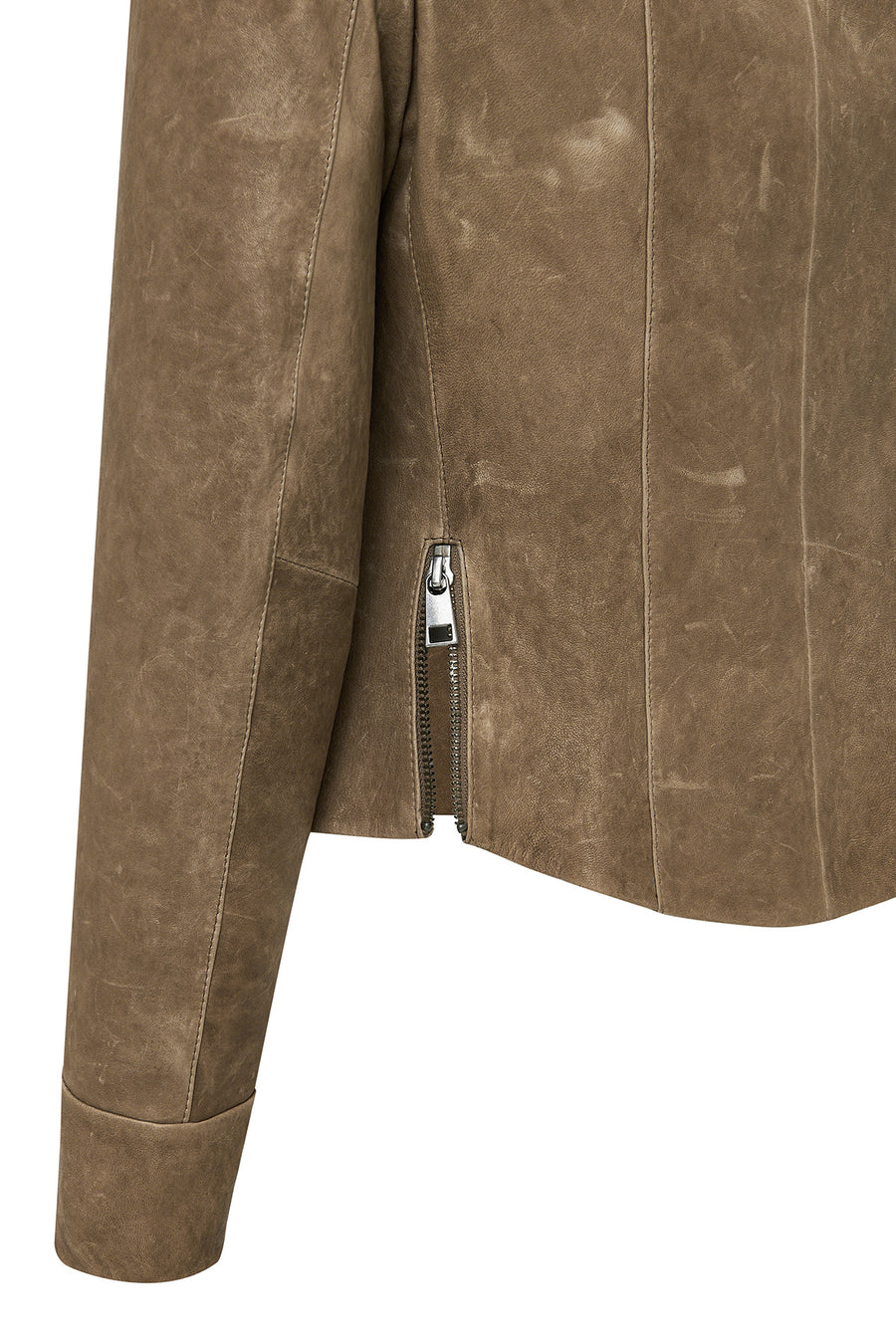 Brazil Women's Mink Short Leather Jacket