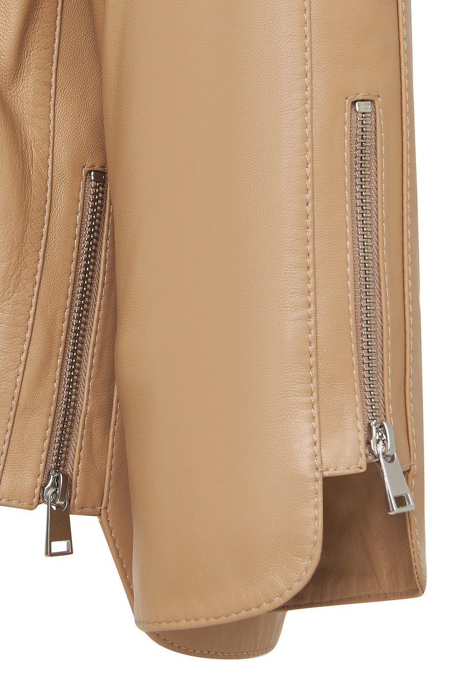 Karen Women's Beige Leather Jacket