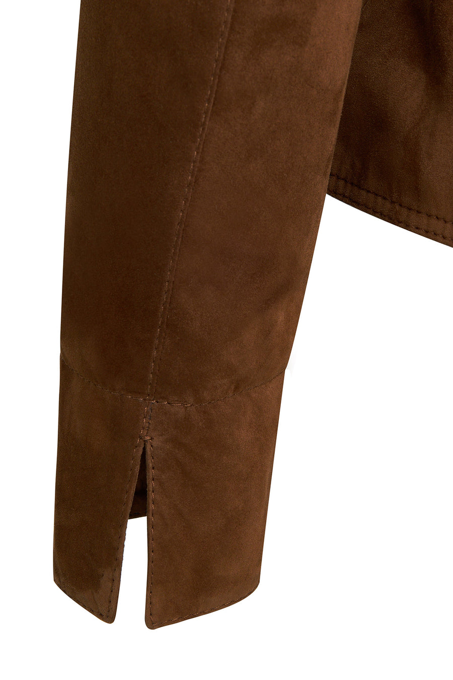 Lara Women's Brown Short Suede Leather Jacket
