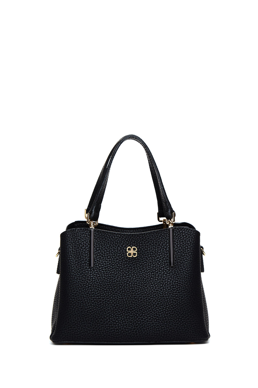 Women's Black Long Strap Printed Mini Shoulder Bag