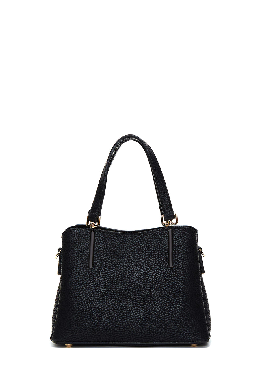 Women's Black Long Strap Printed Mini Shoulder Bag