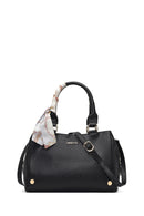 Women's Black Long Strapped Accessorized Shoulder Bag | Derimod