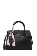 Women's Black Long Strapped Accessorized Shoulder Bag | Derimod