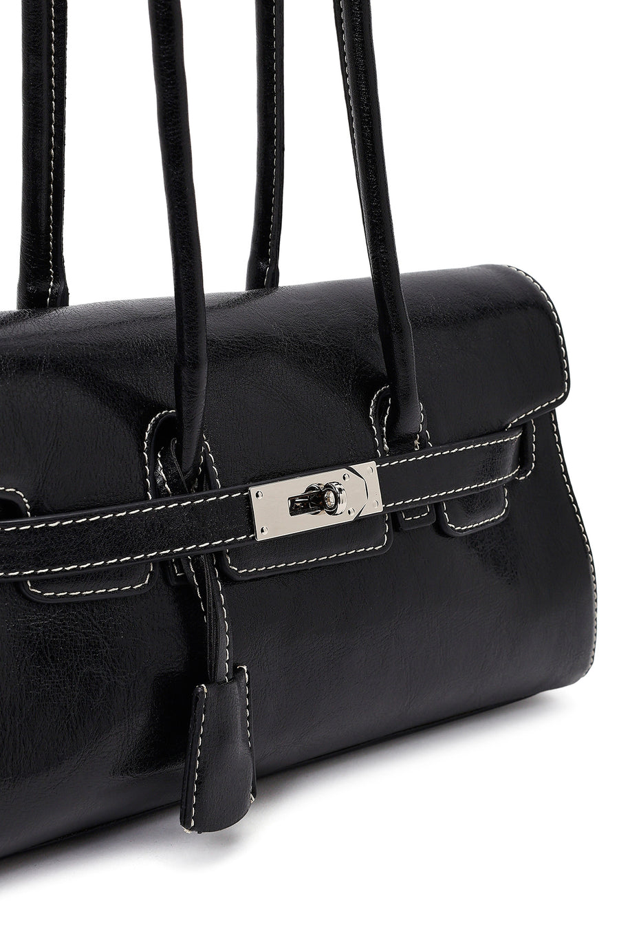 Women's Black Shoulder Bag