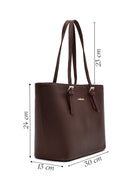 Women's Brown Classic Shoulder Bag | Derimod