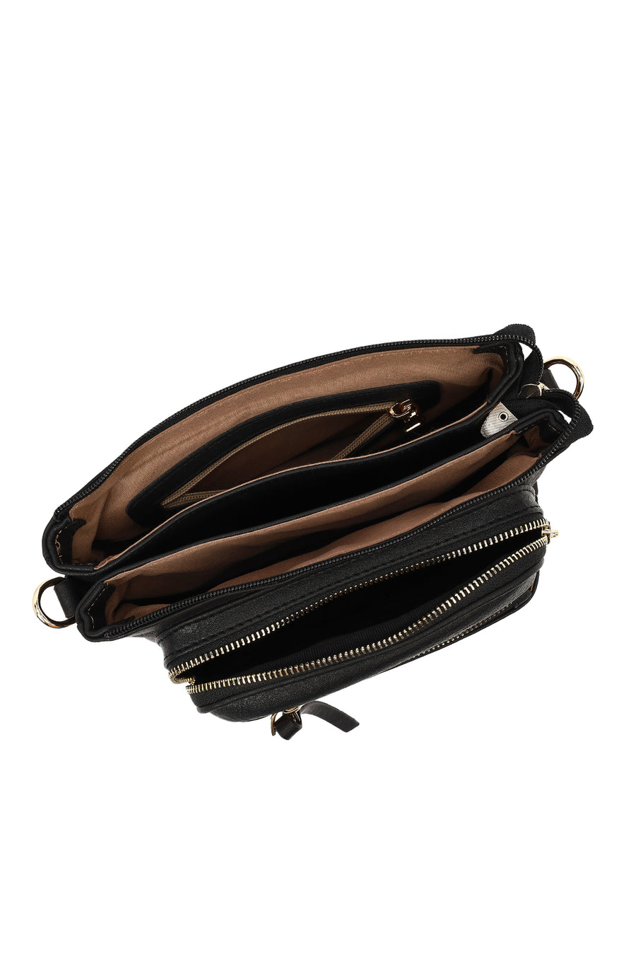 Women's Black Crossbody Bag