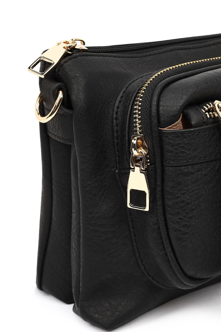 Women's Black Crossbody Bag
