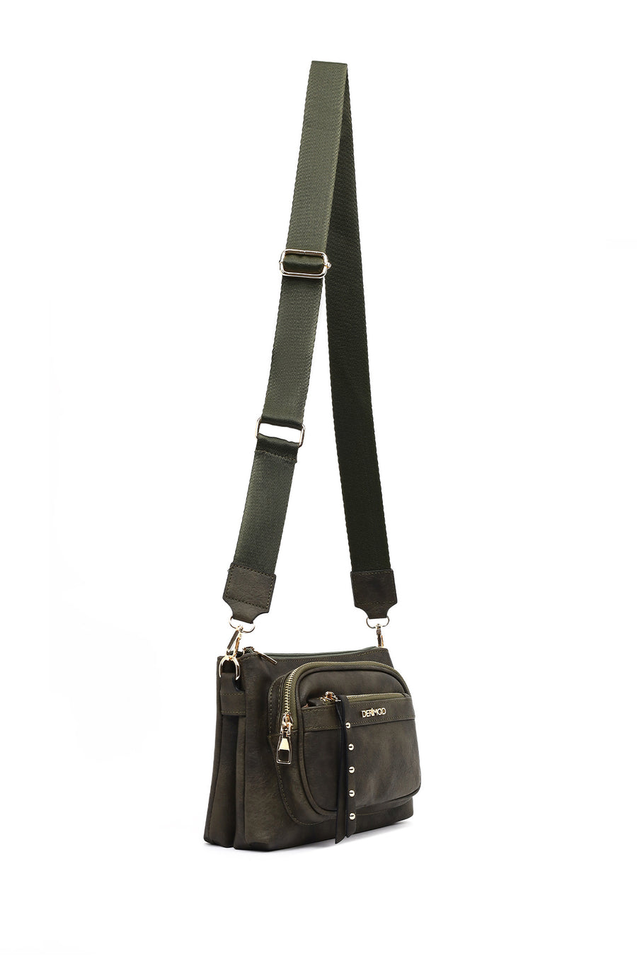 Women's Khaki Crossbody Bag