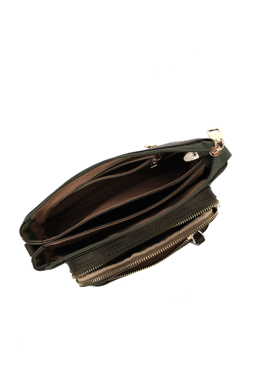 Women's Khaki Crossbody Bag