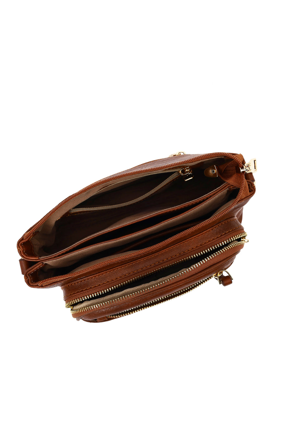 Women's Tan Crossbody Bag