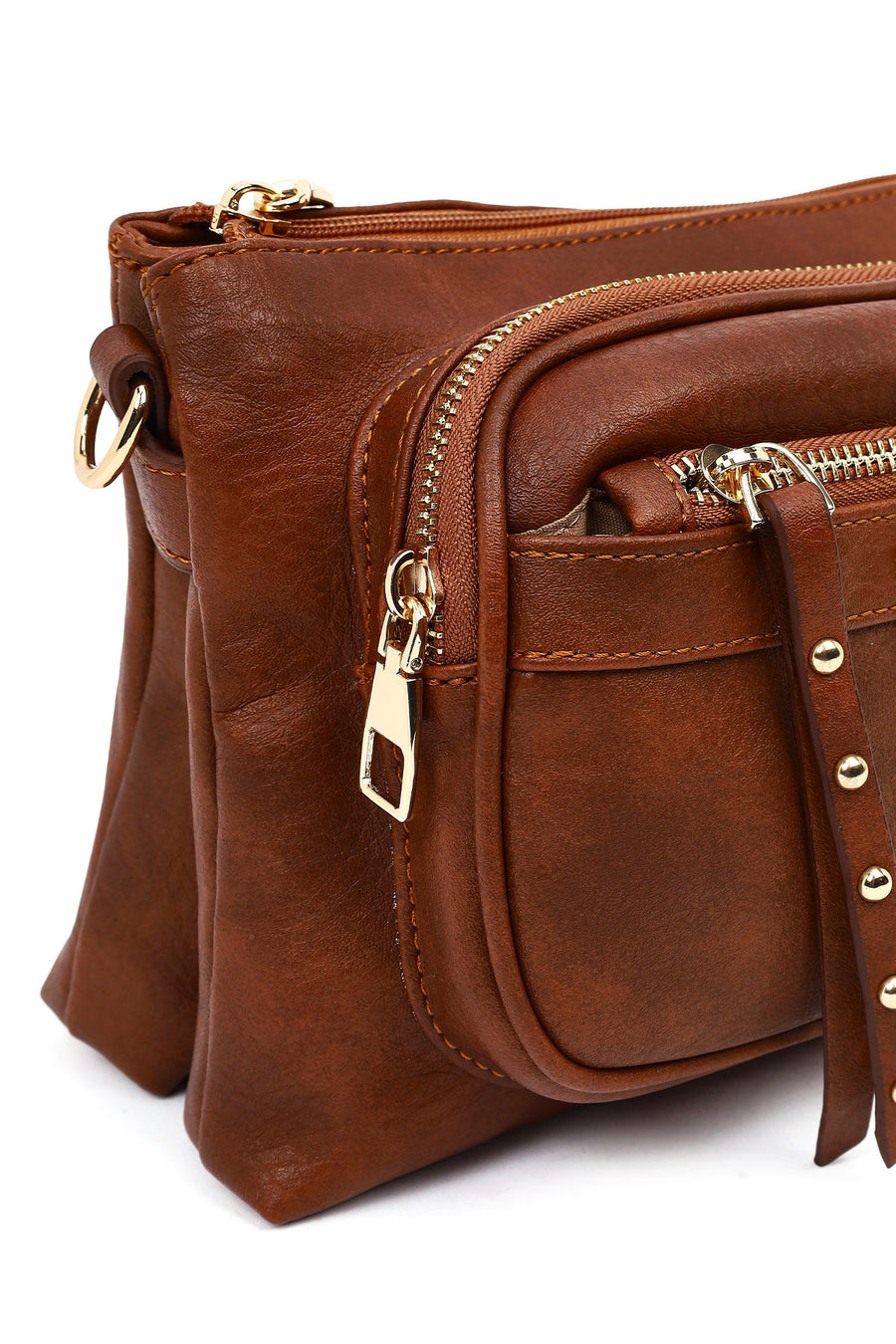 Women's Tan Crossbody Bag