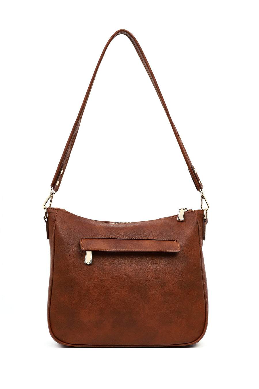 Women's Tan Long Strap Shoulder Bag