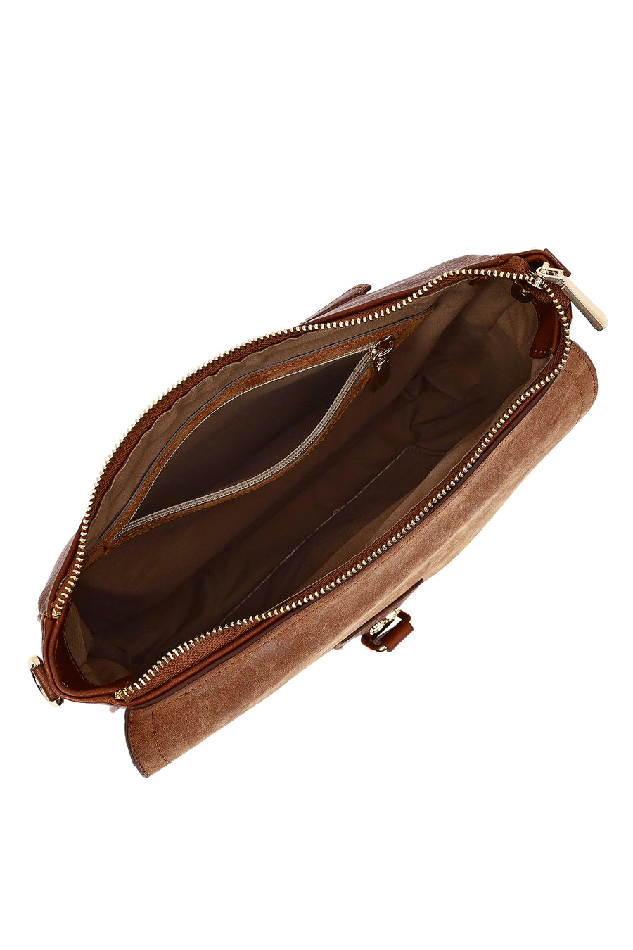 Women's Tan Long Strap Shoulder Bag