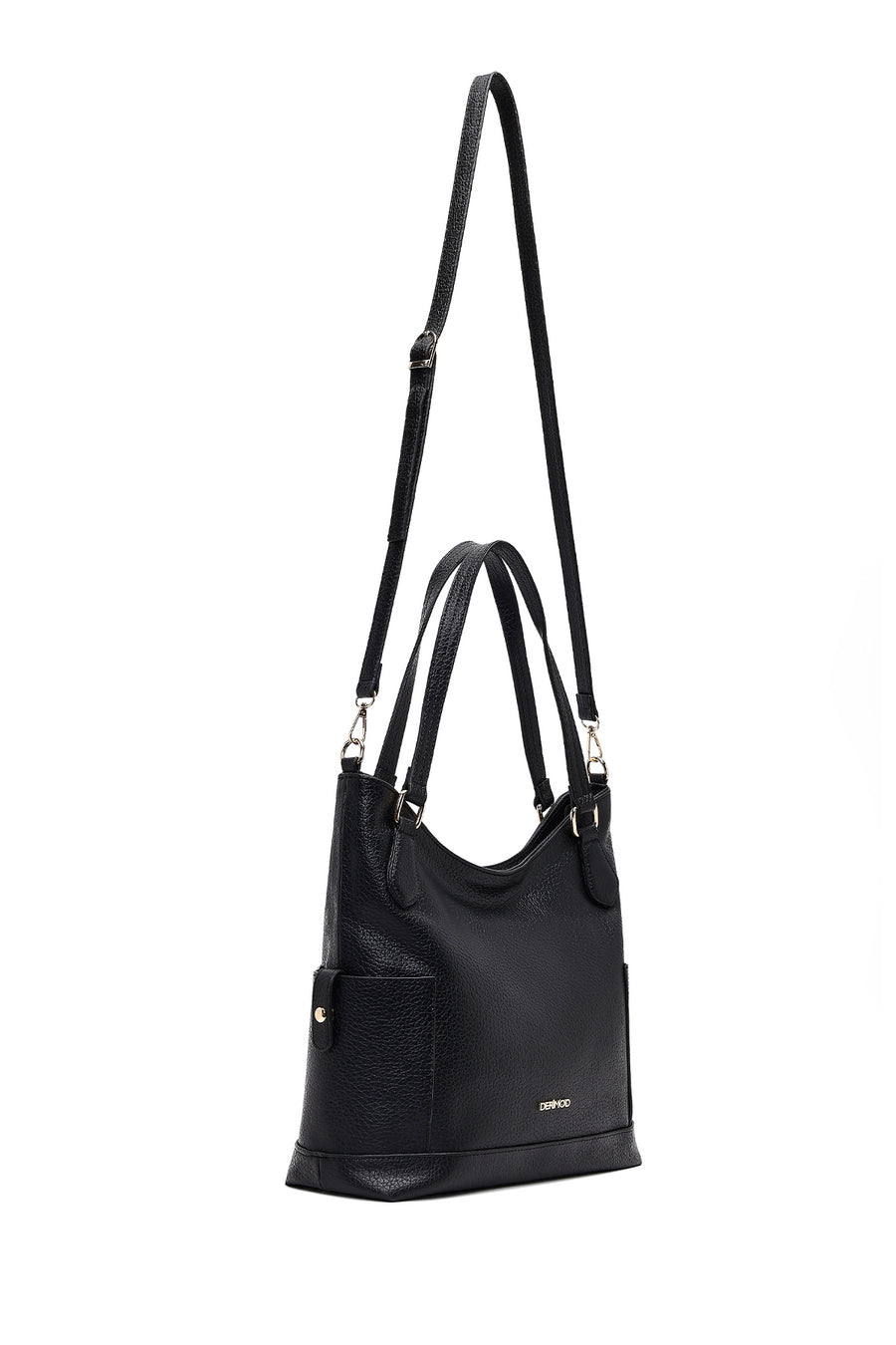 Women's Black Long Strap Shoulder Bag