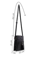 Women's Black Long Strap Tassel Crossbody Bag | Derimod
