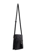 Women's Black Long Strap Tassel Crossbody Bag | Derimod