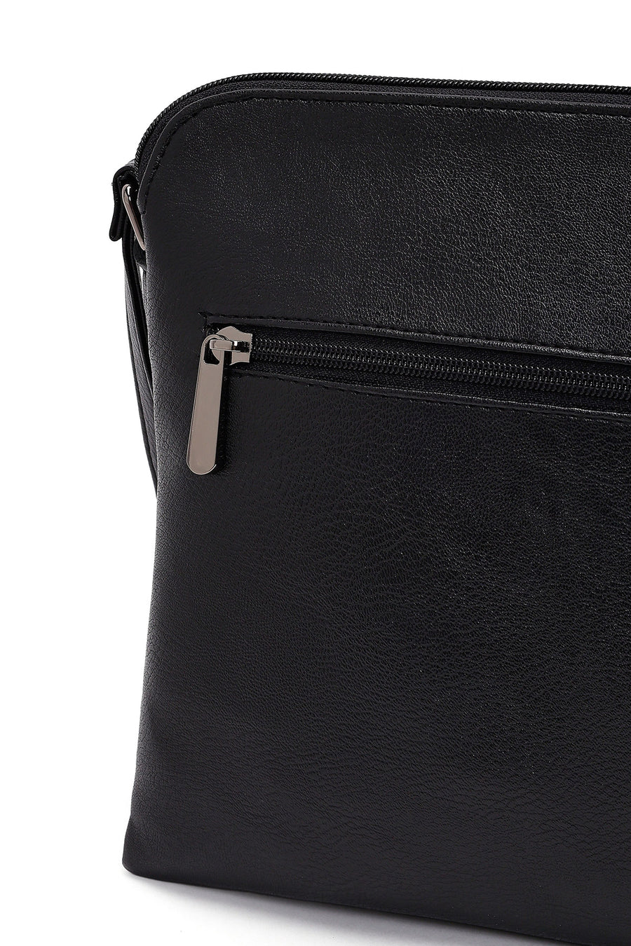 Women's Black Long Strap Tassel Crossbody Bag