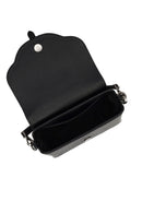 Women's Black Long Strap Leather Crossbody Bag | Derimod