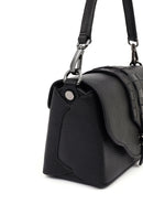 Women's Black Long Strap Leather Crossbody Bag | Derimod